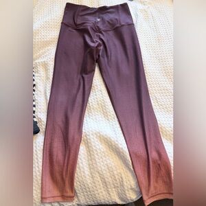 Athleta Mauve Elation 7/8 Performance Tights